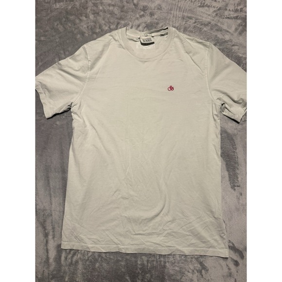 Scotch & Soda Other - Scotch & Soda T-Shirt Mens XL Gray Slim Fit Embroidered Logo Short Sleeve
